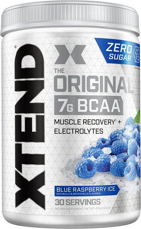 

Scivation Xtend Original 7G Bcaa Muscle Recovery + Electrolytes, 420 gm, Blue Raspberry Ice