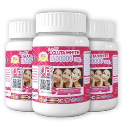 Supreme Gluta White Glutathione Skin Whitening Softgel Capsules, 1500000 mg, 3 Pieces