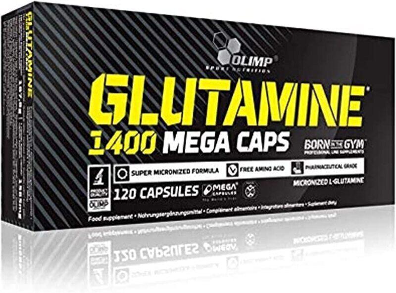 

Olimp Glutamine 1400 Mega Caps, 120 Capsules, Regular