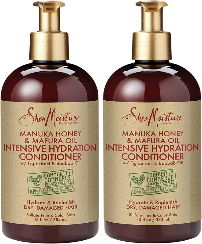 Shea Moisture Manuka Honey And Mafura Oil Intensive Hydration Conditioner For Unisex, 13Oz