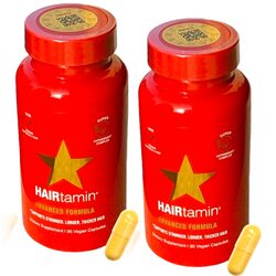 Tiwassi Hairtamin Hair Growth Vitamins Capsules for Damaged Hair, 2 Pieces