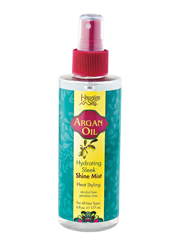 

Hawaiian Silky Argan Oil Hydrating Sleek Shine Mist, 6 oz