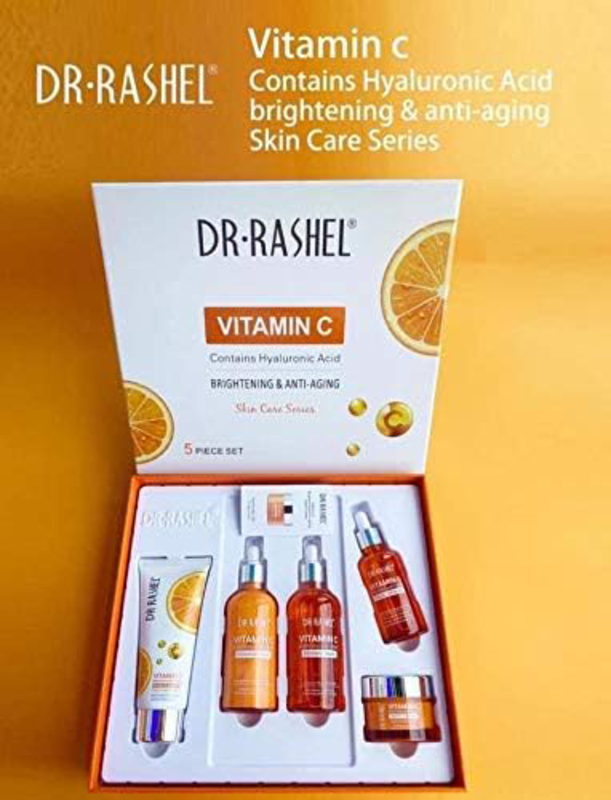 Dr. Rashel Vitamin C Brightening & Anti-Aging Set, 5 Pieces