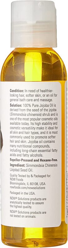 Now 100% Pure Jojoba Oil, 4oz