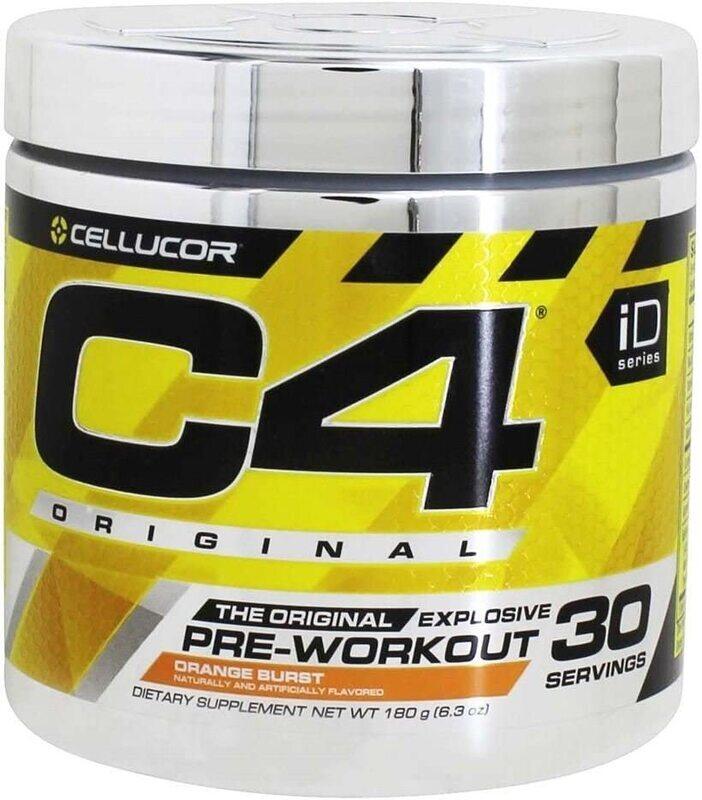 

Cellucor C4 The Original Explosive Pre-Workout Powder, 180 gm, Orange Burst