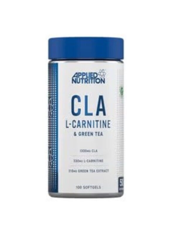 Applied Nutrition L-Carnitine & Green Tea, 100 Softgels, Unflavoured