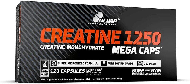 

Olimp Creatine 1250 Mega Capsules, 120 Capsules, Unflavoured