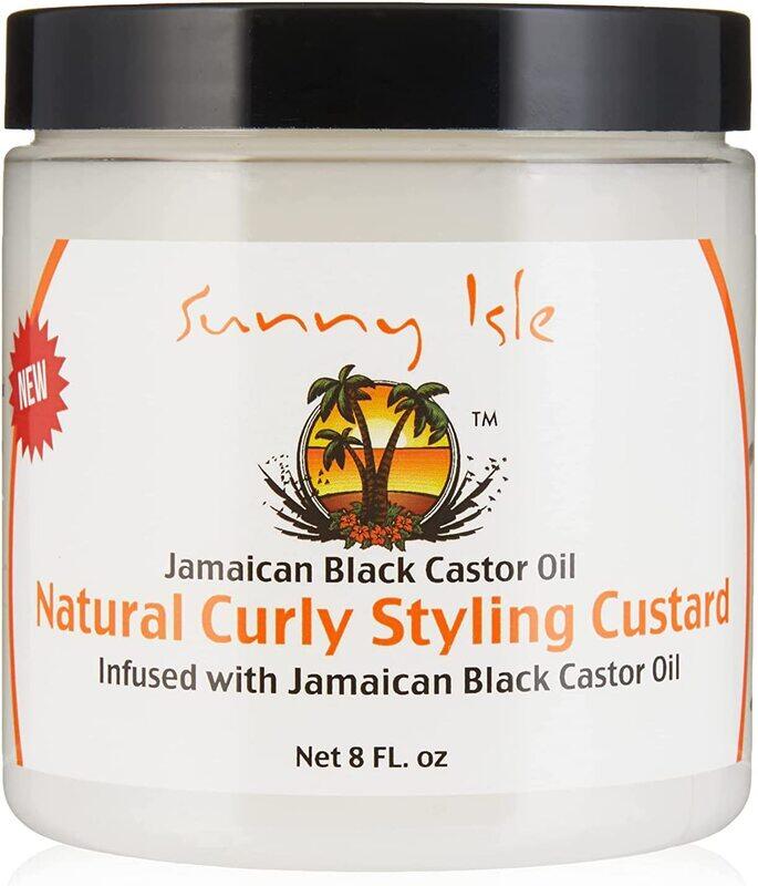 

Sunny Isle Jamaican Black Castor Oil Natural Curly Styling Custard for All Hair Types, 8oz