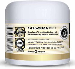 Mason Natural Collagen Premium Skin Cream, Anti-Aging Face and Body Moisturizer, Intense Skin Hydration and Firmness, Pack of 3, 2oz