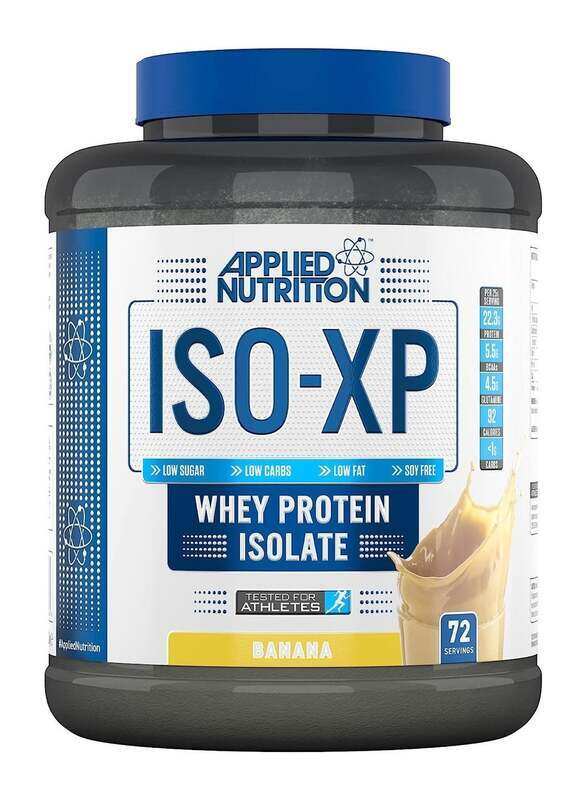 

Applied Nutrition ISO XP Whey Isolate Pure Whey Protein Isolate Powder, 72 Servings, Banana