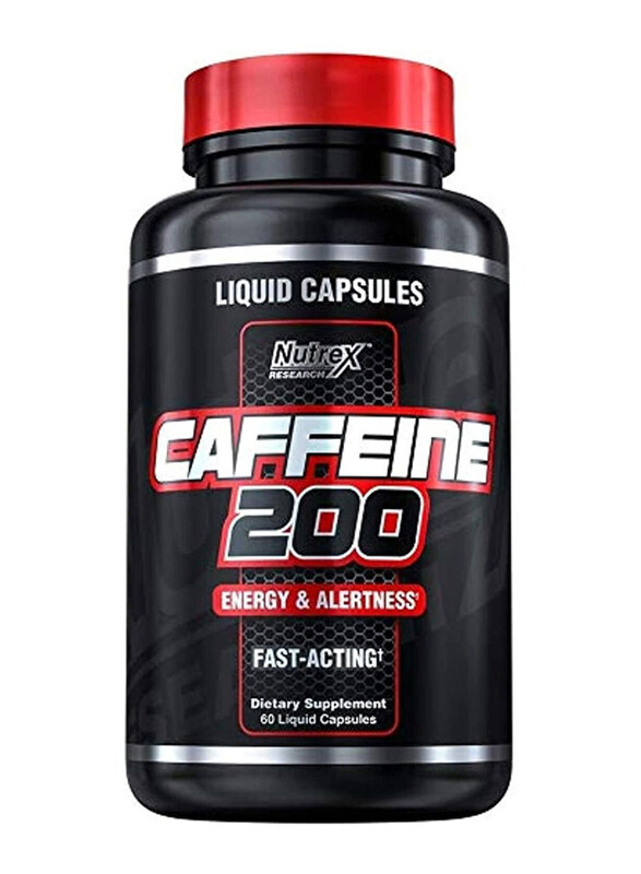 

Nutrex Research Caffeine 200mg Supplement, 60 Capsules