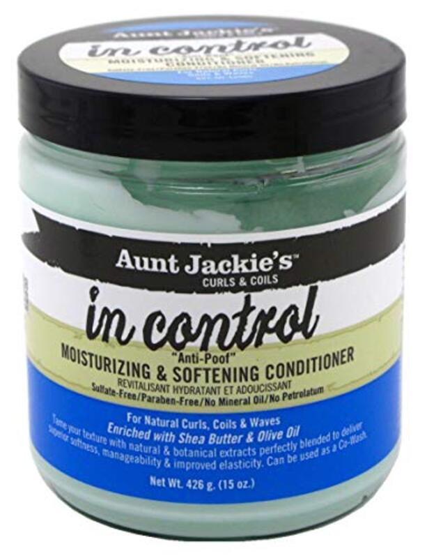 Aunt Jackie's In Control Moisturizing & Softening Conditioner for All Hair Types, 3 x 15 Oz