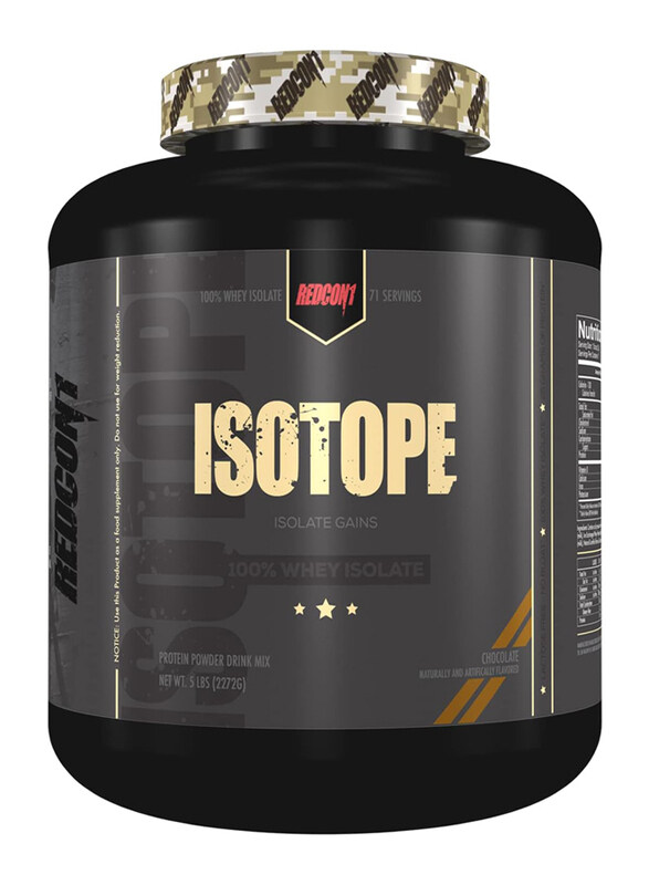

Redcon1 Isotope 100% Whey Isolate, 5Lbs, Chocolate