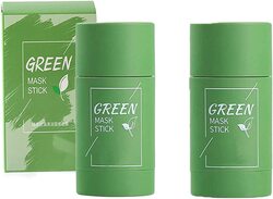 Xingqijia Green Tea Purifying Clay Stick Mask, 2 Pieces