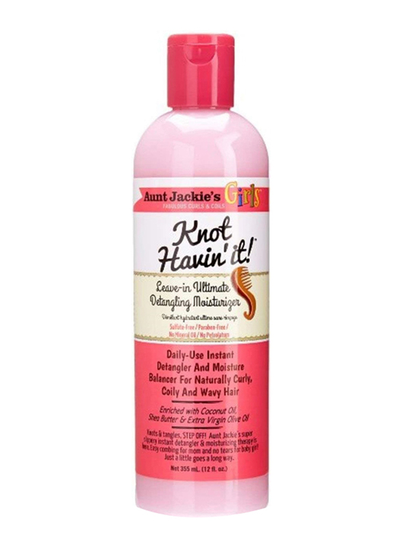 Aunt Jackie's Girls Knot Havin It Leave-In Ultimate Detangling Moisturizer, 2 x 355ml