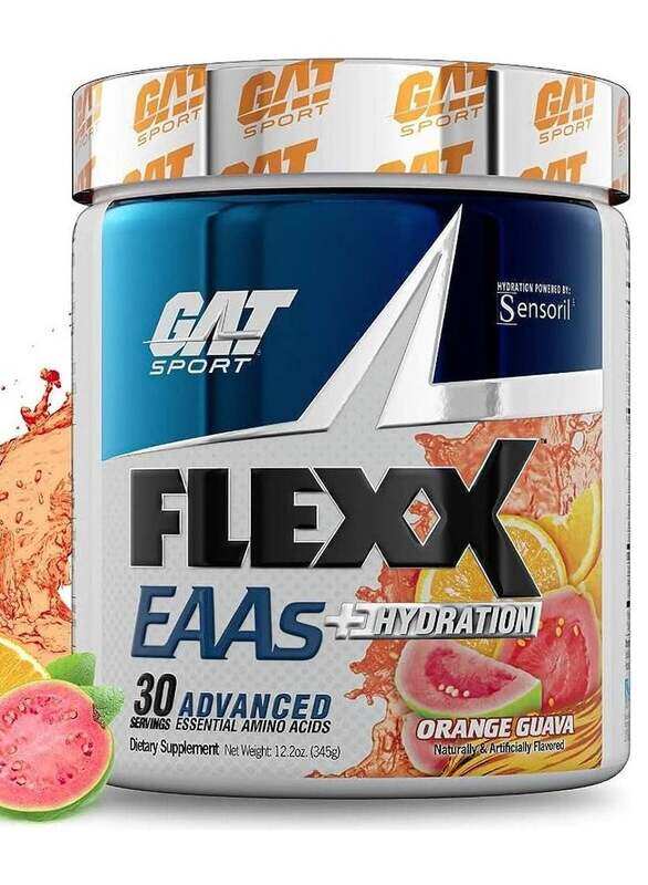 

Gat Sport Flexx EAAs + Hydration, 30 Servings, Orange Guava