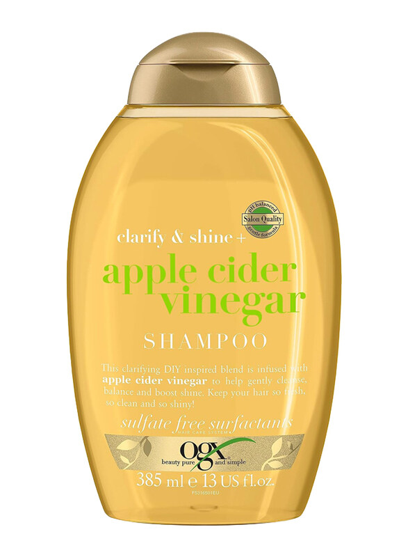

Ogx Clarify & Shine + Apple Cider Vinegar Shampoo for All Hair Types, 385ml