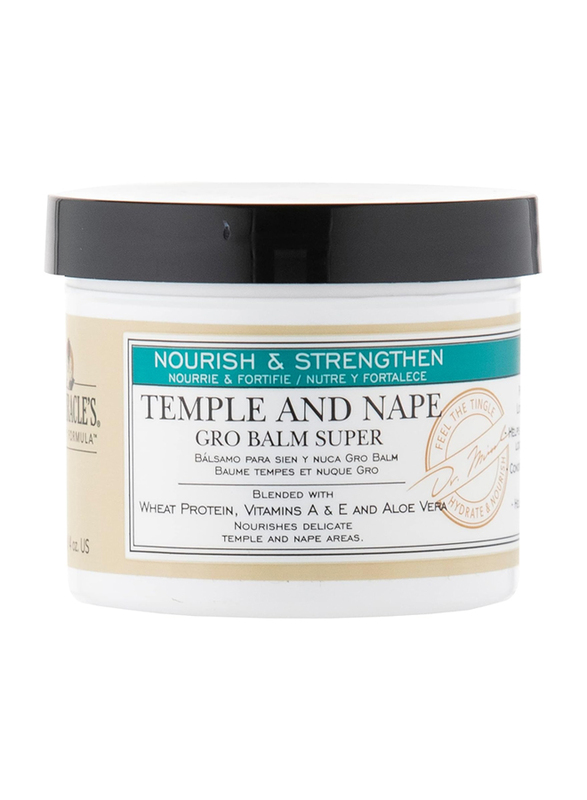 Dr. Miracle's Temple And Nape Gro Balm Super, 4 oz