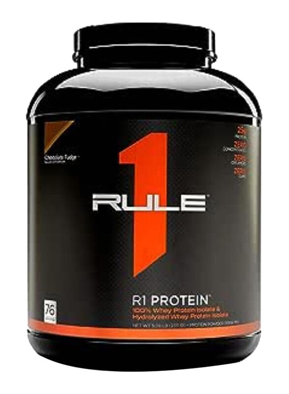 

Rule1 R1 Whey Blen Protein Powder, 76 Servings, Chocolate Fudge