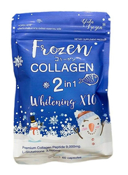 Frozen Collagen 2-in-1 Whitening X10 Glutathione, 60 Capsules