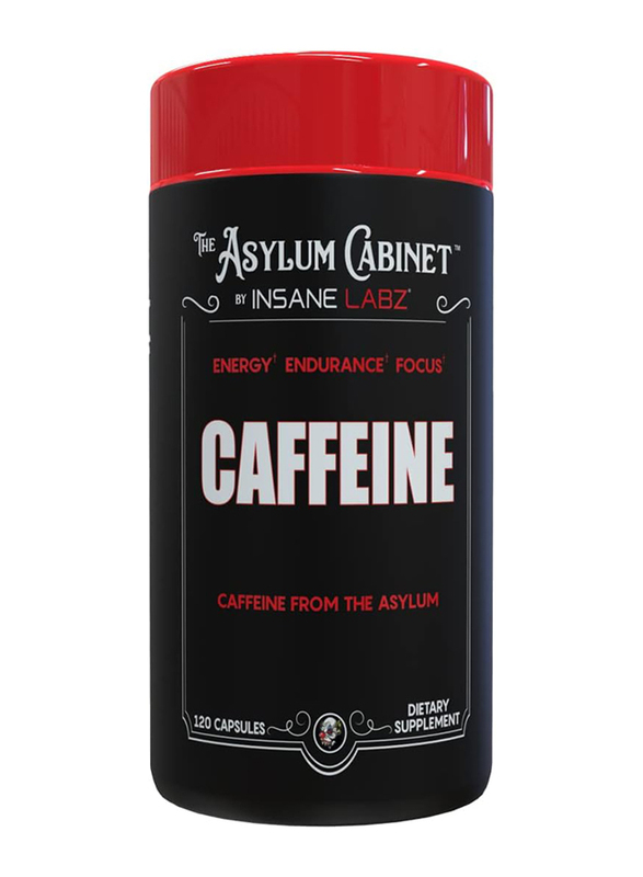 

Insane Labz The Asylum Cabinet ACS Caffeine 100mg Energy, 120 Capsules, Unflavored