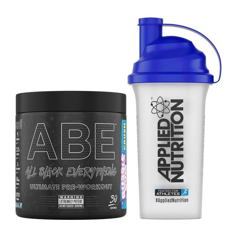 

Applied Nutrition ABE Ultimate Per-Workout & Protein Shaker Set, 315gm + 700ml, Bubblegum Crush