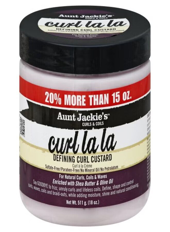 

Aunt Jackie's Curl La La Defining Curl Custard for Curly Hair, 511gm