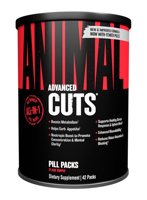 

Universal Nutrition Animal Cuts All-in-one Complete Fat Burner Supplement, 42 Packs, Raspberry