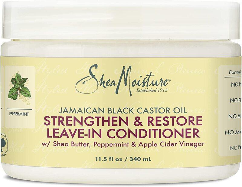 

Shea Moisture Jamaican Black Castor Oil Leave In Damaged Hair Conditioner, 11.5Oz