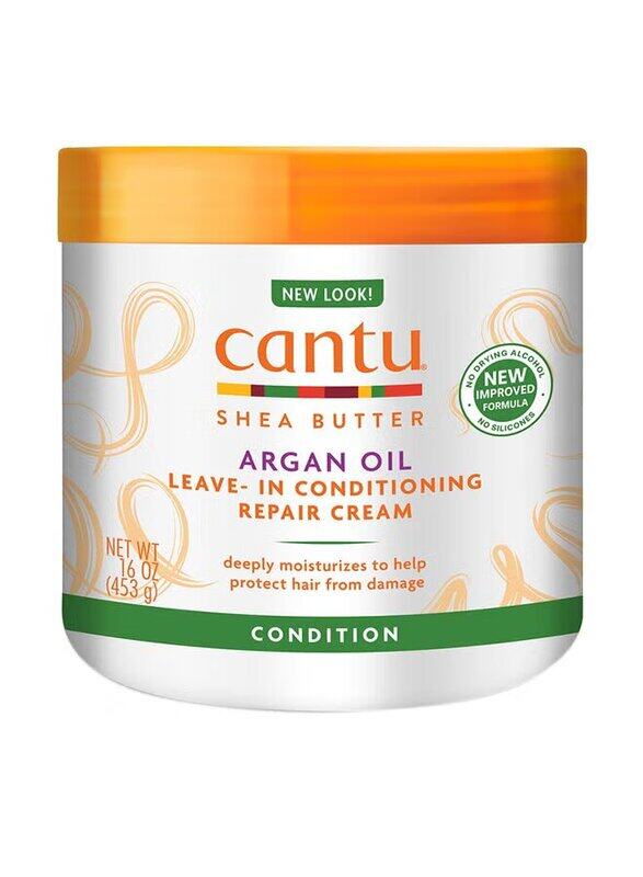 

Cantu Argan Oil Leave-In Conditioning Repair Cream, 2 x 16oz