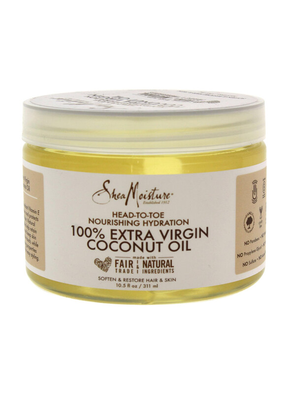 

Shea Moisture Head-To-Toe Nourishing Hydration 100% Extra Virgin Coconut Oil, 311ml