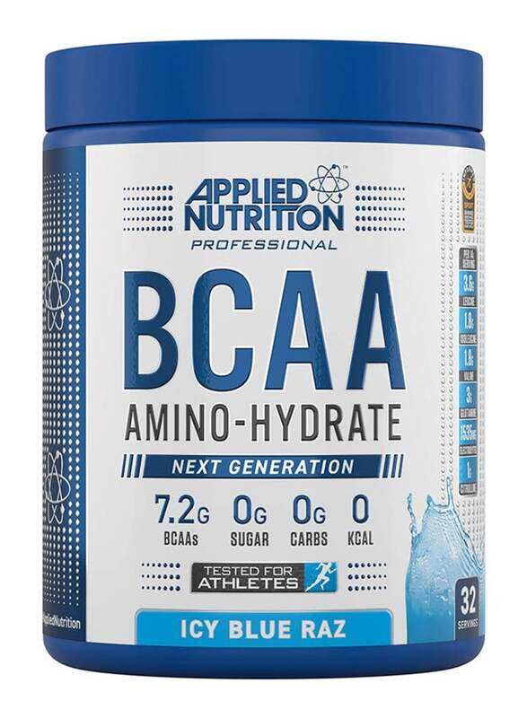

Applied Nutrition BCAA Amino Hydrate, 32 Servings, Ice Blue Razz