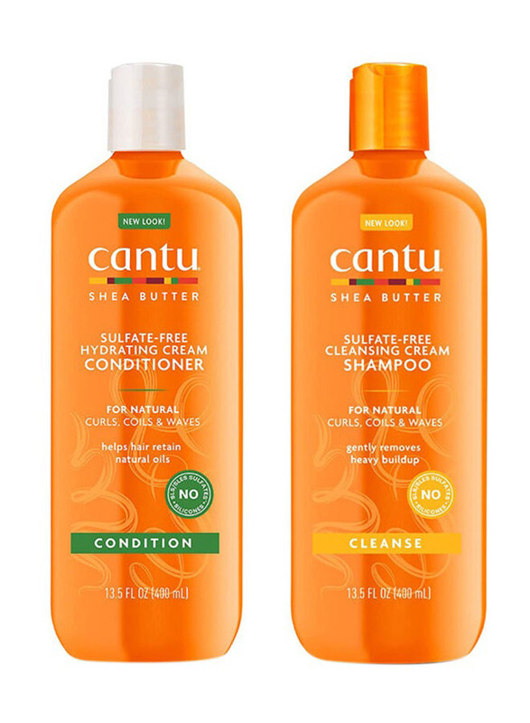 

Cantu Shea Butter Shampoo and Conditioner for All Hair Types, 2 Pieces
