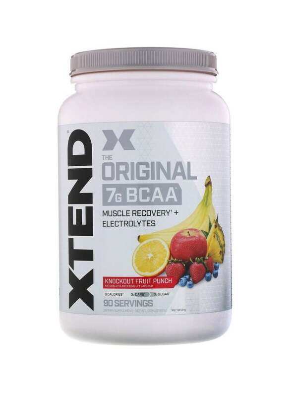 

Xtend The Original 7g BCAA Muscle Recovery & Electrolytes Supplement, 90 Servings, Knockout Fruit Punch