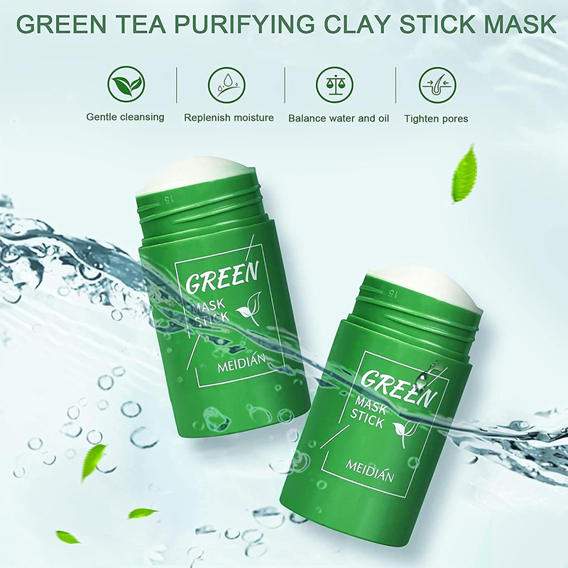 Venanoci Green Tea Mask Blackhead Remover Clay Mask, 2 Pieces