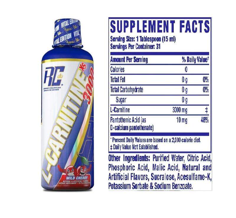 

Ronnie Coleman L-Carnitine, 31 Servings, 473ml, Wild Cherry