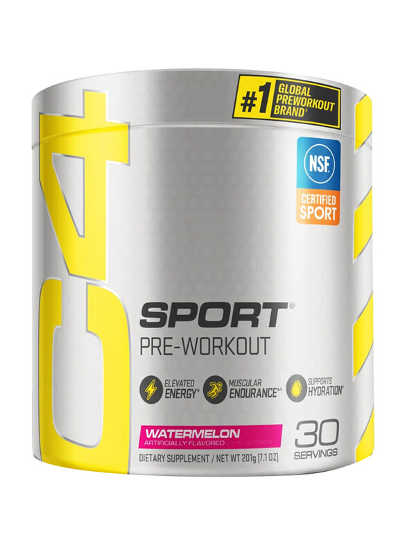 

Cellucor C4 Sport Preworkout Energy Supplement Powder, 30 Servings, Watermelon