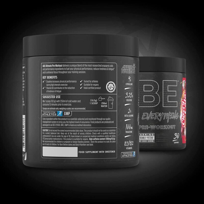 ABE All Black Everything Ultimate Pre-Workout Energy, 315 gm, Cherry Cola