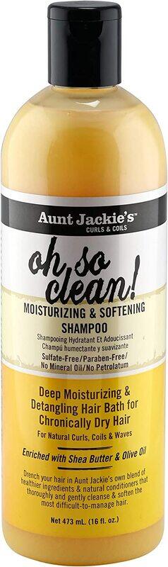 

Aunt Jackie's Oh So Clean Deep Moisturising and Softening Hair Shampoo for All Hair Types, 473ml