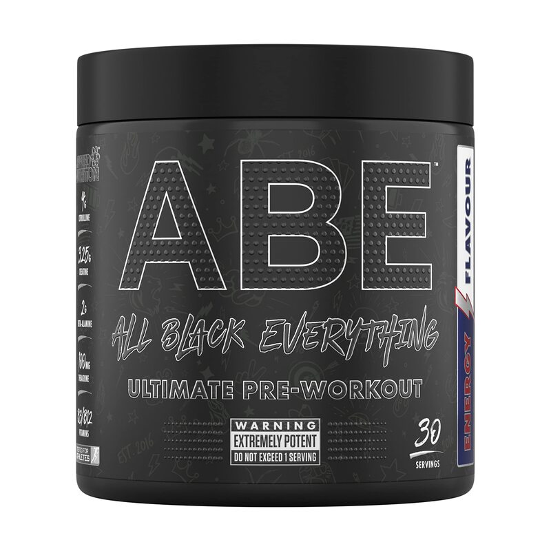 Applied Nutrition ABE All Black Everything Ultimate Pre Workout, 30 Servings, 315gm, Energy Flavour