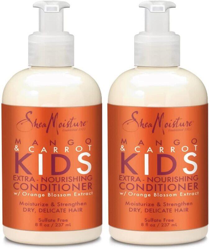 

Shea Moisture Mango & Carrot Extra-Nourishing Conditioner for Dry, Delicate Hair, 2x8oz