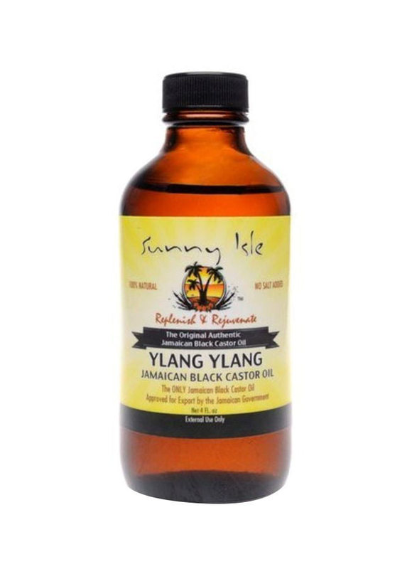 Sunny Isle Ylang Ylang Jamaican Black Castor Oil for All Hair Types, 4oz