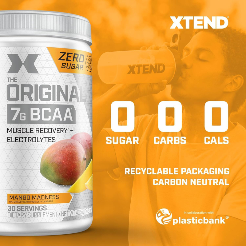 Xtend Original BCAA Powder, 405gm, Mango Madness