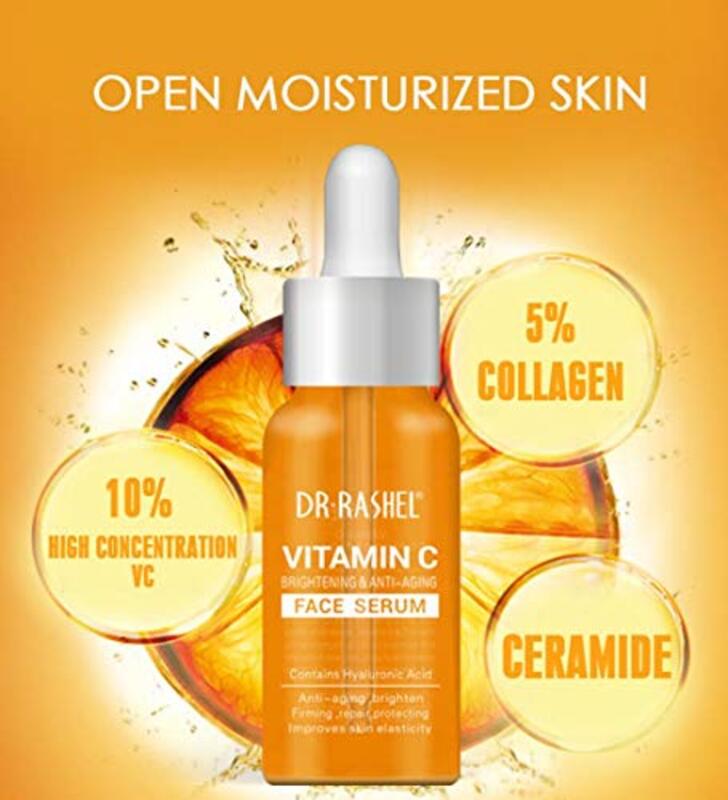 Dr Rashel Vitamin C Skin Whitening and Anti-Aging Face Serum, 50ml