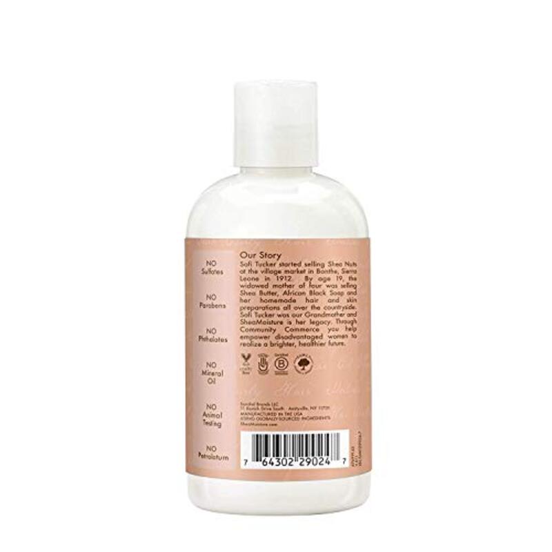 Shea Moisture Coconut & Hibiscus Curl Style Milk, White, 8 Oz