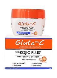 Gluta C Ardent Glutathione & Vitamin C with Kojic Plus+ Whitening System Face & Neck Cream, 25gm