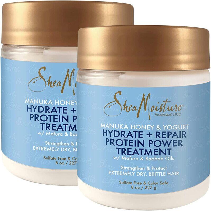 

Shea Moisture Hydrate + Repair Protein Power Treatment, 2 x 227 gm