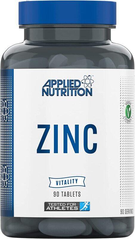

Applied Nutrition Zinc Essential Mineral with Vitamin C, 90 Tablets