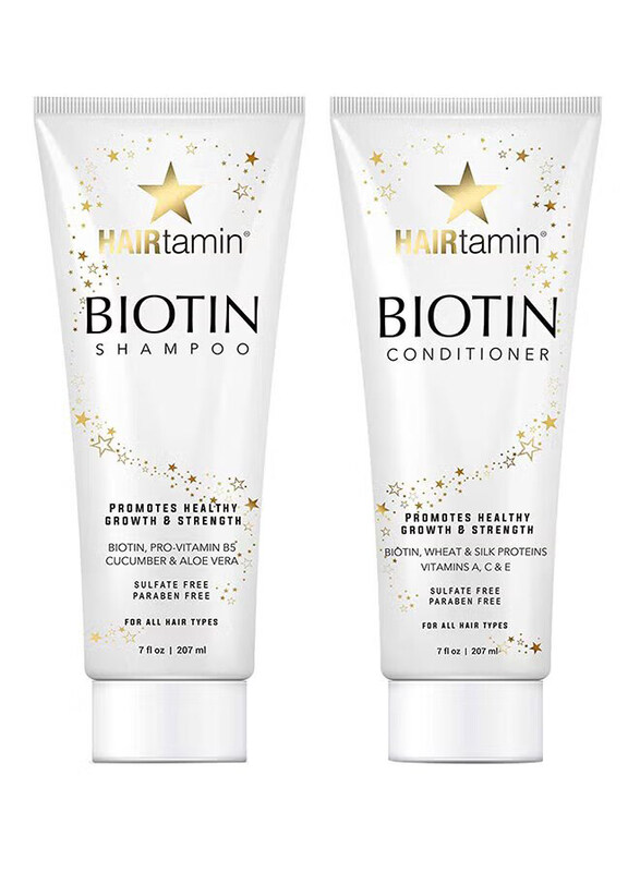 

Hairtamin Biotin Shampoo And Conditioner Set for All Type Hair, 207ml, 2 Pieces