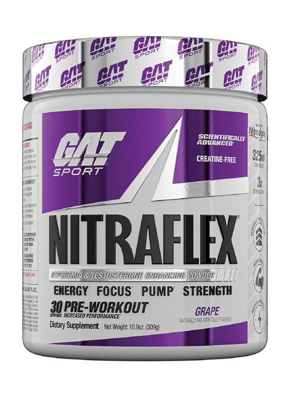 

GAT Sport Testosterone Boosting Powder, 30 Servings, 309gm, Grape